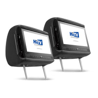HiTV V900 DVD Twin 9" Universal Structure In-Car DVD Headrest - Twin Set