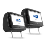 HiTV 9V DVD Twin 9" V Series Rear Multimedia Headrest - Twin Set