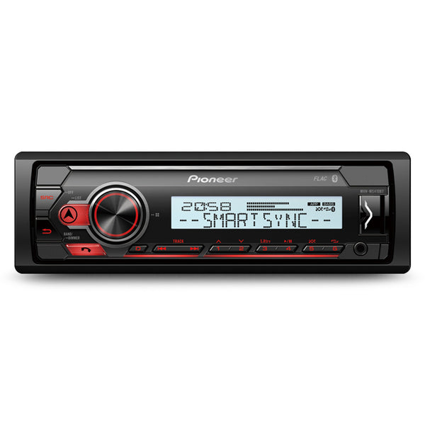 Pioneer MVH-MS410BT Marine Digital Receiver with Enhanced Audio Functions, Pioneer Smart Sync App Compatibility and Built-in Bluetooth