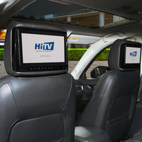 HiTV 9V DVD Twin 9" V Series Rear Multimedia Headrest - Twin Set