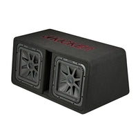 Kicker 45DL7R122 Dual 12″ Ported Enclosure 1200 Watts RMS