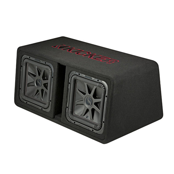 Kicker 45DL7R122 Dual 12″ Ported Enclosure 1200 Watts RMS