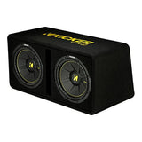Kicker 44DCWC122  Dual 12″ Ported Enclosure Subwoofer 600 Watts RMS 2 Ohm