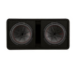 Kicker 48DCWR122 Dual 12″ CompR 2 Ohm Enclosure Subwoofers