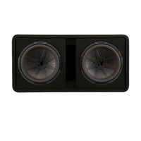 Kicker 48DCWR122 Dual 12″ CompR 2 Ohm Enclosure Subwoofers