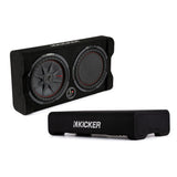 Kicker 48TRTP122 12″ Sealed Thin Enclosure 500 Watts RMS 2 Ohm