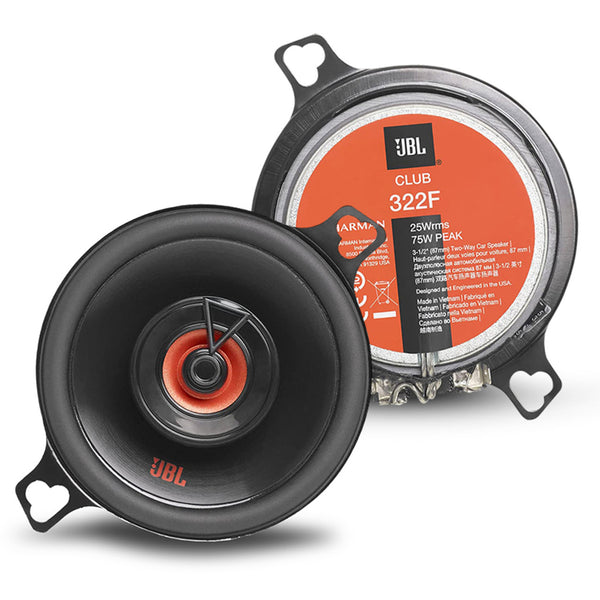 JBL Club 322F 3" 2-Way Coaxial Speakers