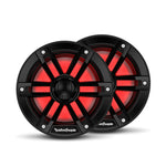 Rockford Fosgate M1-6 M1 6” Color Optix Marine 2-Way Speakers - Black