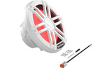 Rockford Fosgate M1D2-10 M1 10" DVC 2Ω Color Optix Marine Subwoofer - White