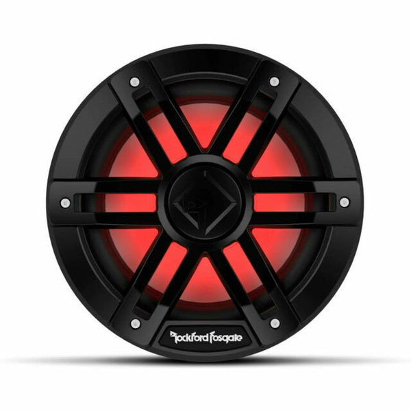 Rockford Fosgate M1D4-8B M1 8" DVC 4Ω Color Optix Marine Subwoofer - Black (PRE-ORDER ONLY)