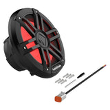 Rockford Fosgate M1D4-8B M1 8" DVC 4Ω Color Optix Marine Subwoofer - Black (PRE-ORDER ONLY)