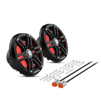 Rockford Fosgate M2-65B M2 6.5” Color Optix Marine 2-Way Speakers - Black