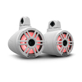 Rockford Fosgate M2WL-8H M2 8” 1200W Color Optix 2-Way Horn Wake Tower Speakers - White