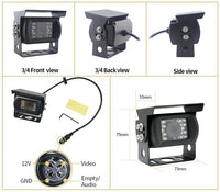 Mongoose MC6F Black Heavy Duty Front View Camera