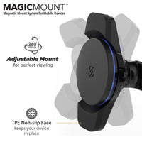 Scosche MCQVP-XTET MagicMount Charge3 Qi Wireless Charging Magnetic Vent Mount