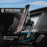 Scosche MCQVP-XTET MagicMount Charge3 Qi Wireless Charging Magnetic Vent Mount