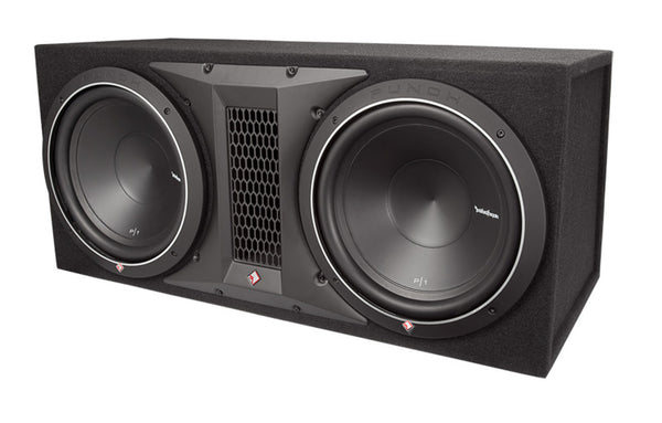 Rockford Fosgate P1-2X12 Punch Dual P1 12" Loaded Enclosure