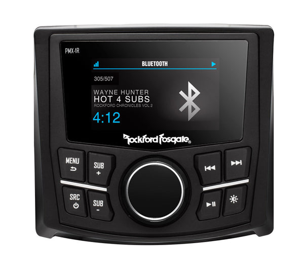 Rockford Fosgate PMX-1R Punch Marine Full Function Wired Remote 2.7" Display