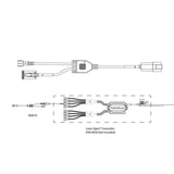 Rockford Fosgate RGB-YC Y-Adapter Color Optix Cable for PMX-RGB